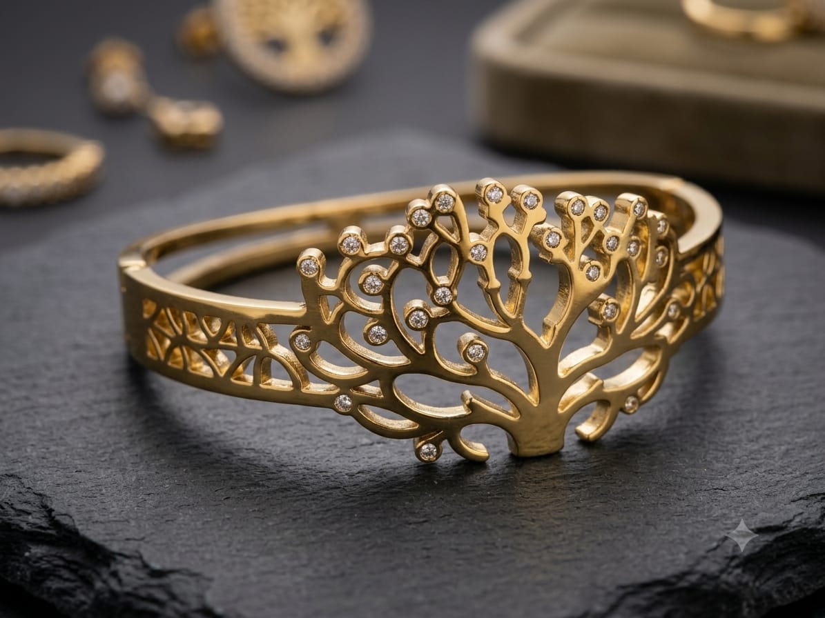 Tree of Life Golden Kada
