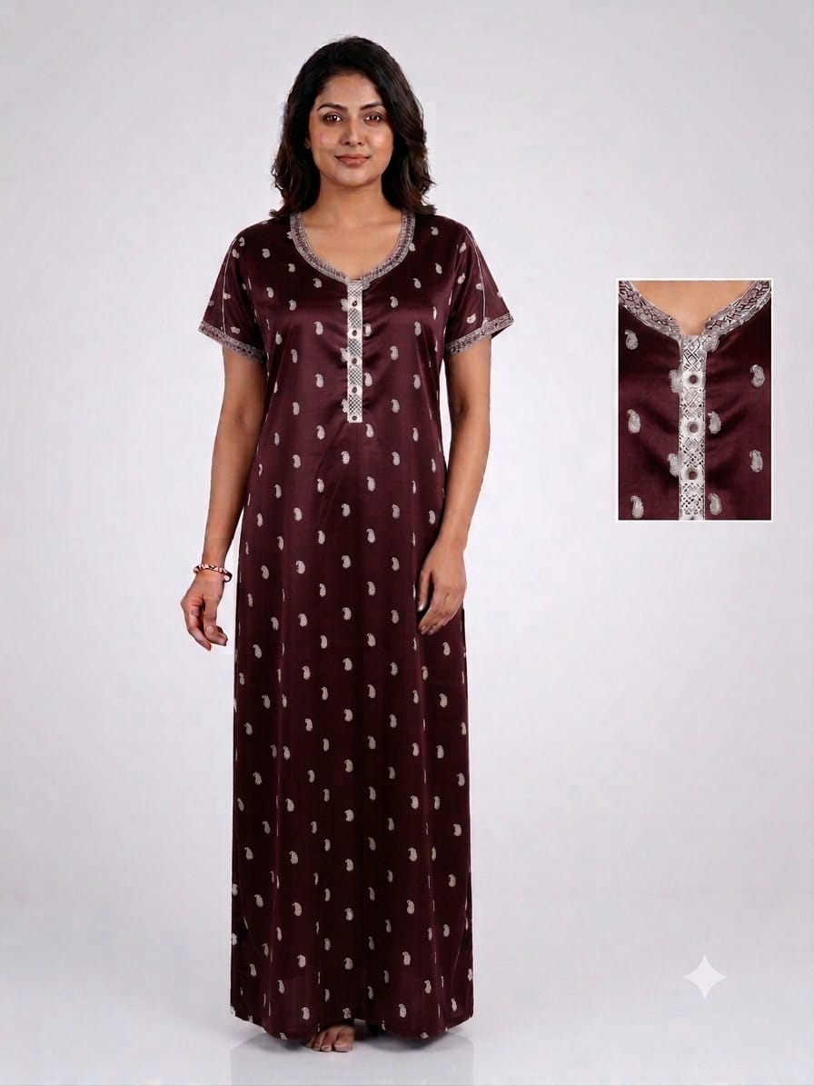 silky sheen nightdress