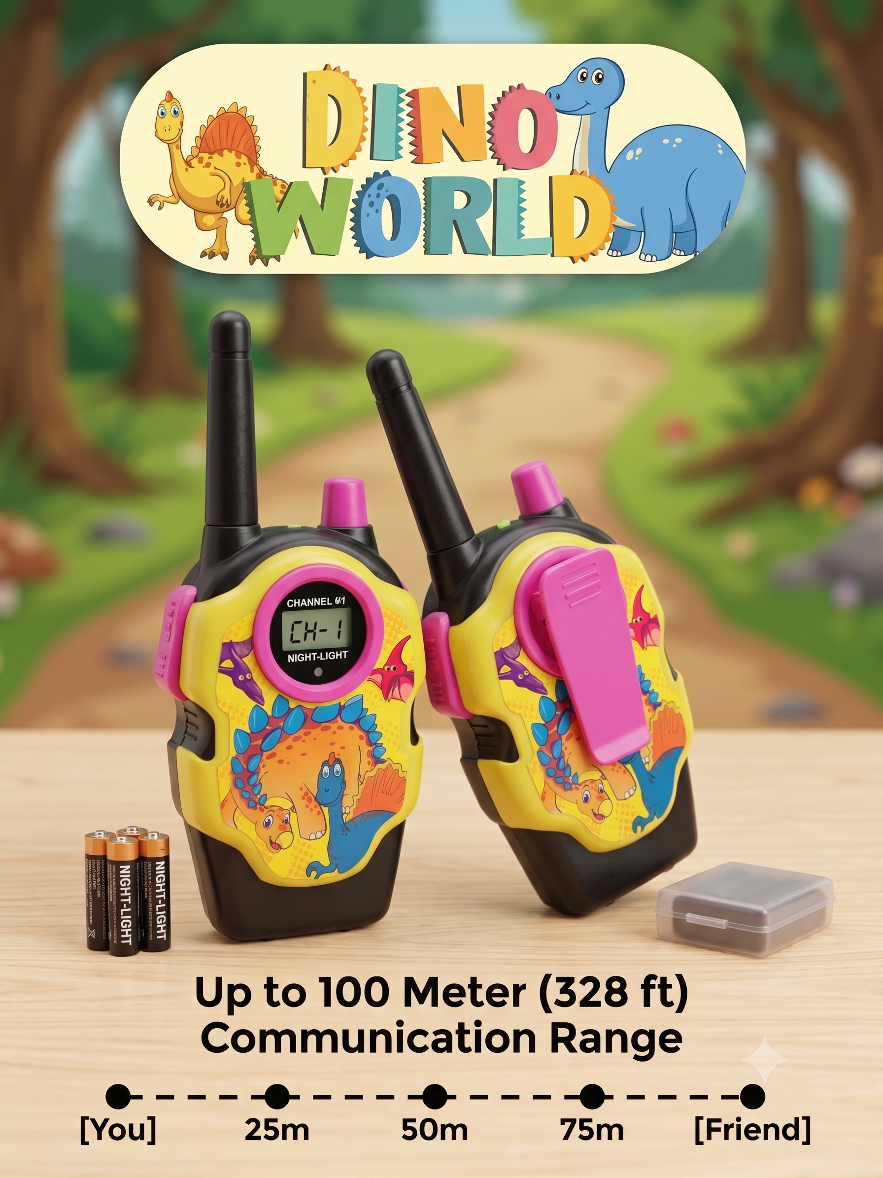 Dino World Kids Walkie-Talkies