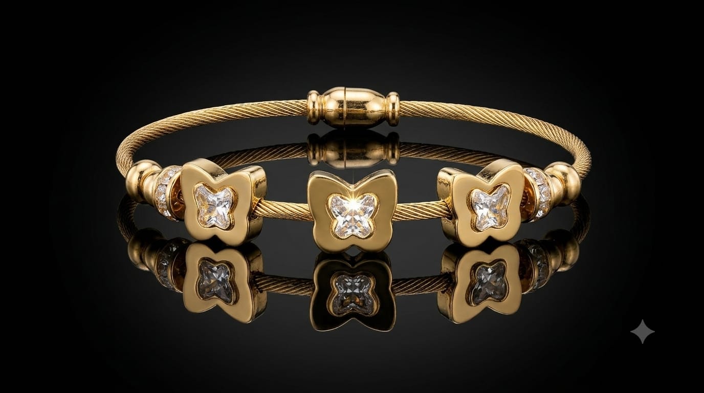 Golden Butterfly Cable Kada